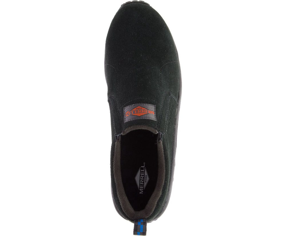 Merrell Slip Ons Black - Jungle Moc Alloy Toe Wide Width - Mens 47CERXKGD